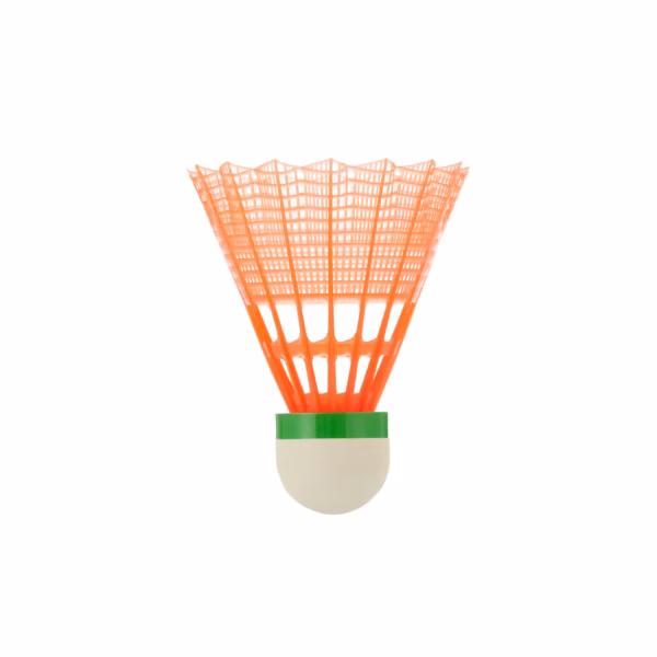 ลูกขนไก่พลาสติกขนาดกลางรุ่น PSC 100 แพ็ค 3 ชิ้น (สีขาว/เขียว/ส้ม) - Image 4