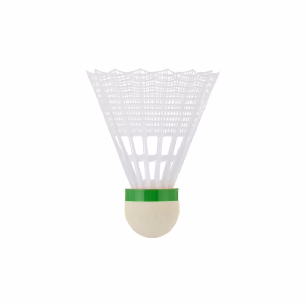ลูกขนไก่พลาสติกขนาดกลางรุ่น PSC 100 แพ็ค 3 ชิ้น (สีขาว/เขียว/ส้ม) - Image 3